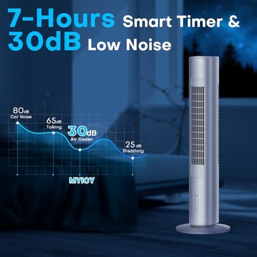 MYICY 35 Inch 3 in 1 Fan Humidifier Cooler Portable AC Unit