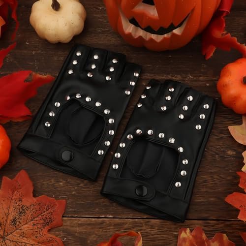 Half Finger Leather Gloves for Driving and Sports