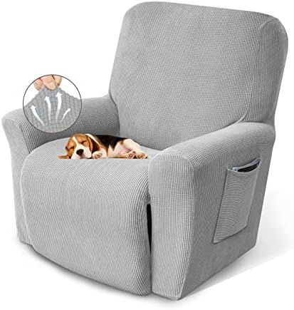 KEKUOU Recliner Cover for Lazy Boy with Elastic Bottom