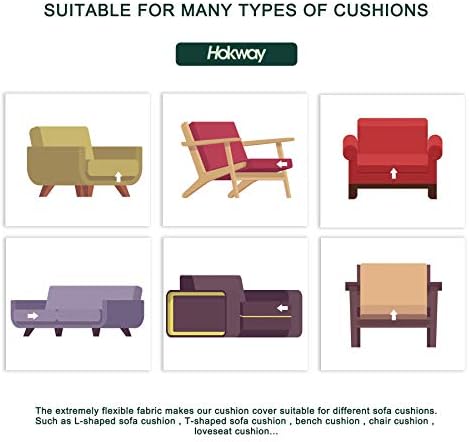 Hokway Celadon Sofa Slipcover Cushion Cover Large