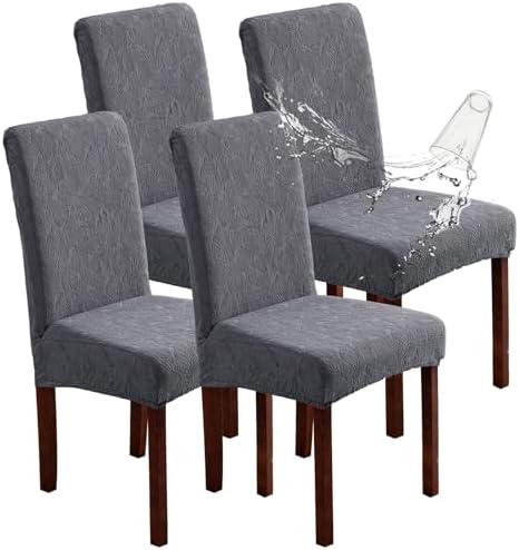 Waterproof Dining Chair Covers for Kitchen and Dining Room