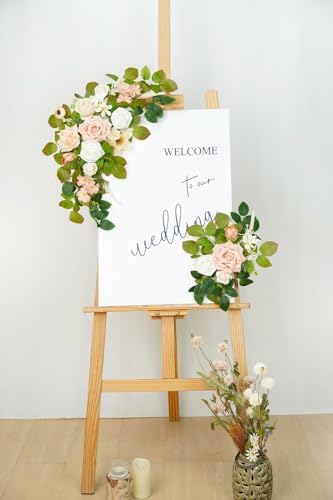 Piklado Wedding Decor Pack of 2 Welcome Sign Garland