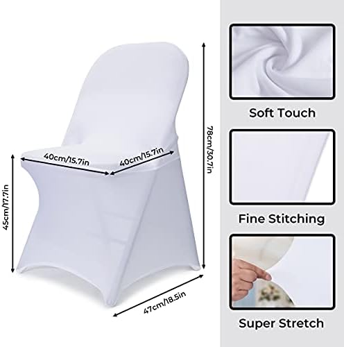Babenest Universal Stretch Chair Covers 10 PCS White