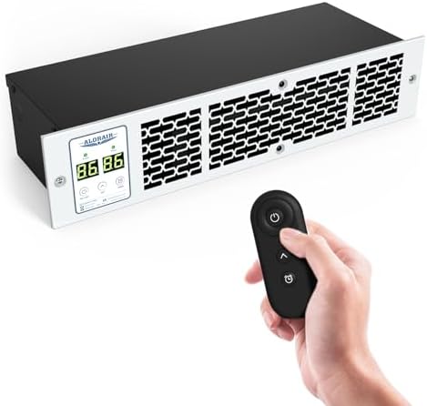 ALORAIR WarmHub 15 Electric Wall Heater with Thermostat and Timer White