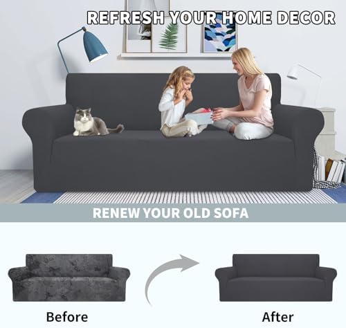 MAXIJIN Super Stretch 3 Cushion Sofa Cover