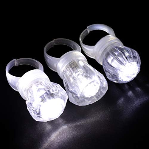 LED Light Up Rings 30 Pack - Gatsby Party Favors