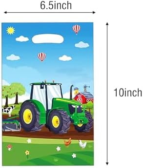 ALLPICK 30pcs Tractor Tote Bag Packs for Parties