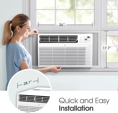 LG LW2524RD Window AC 24500 BTU White