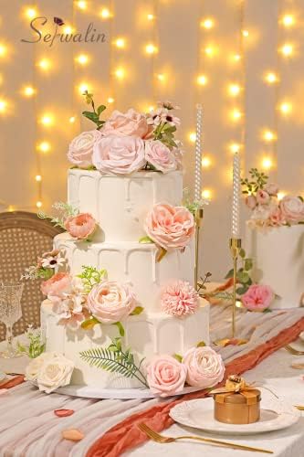 Serwalin Artificial Flowers Home Decorations