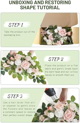 Piklado Wedding Decor Pack of 2 Welcome Sign Garland