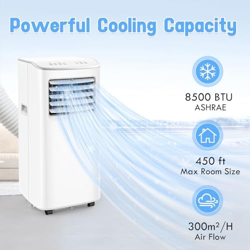 Sprbar 8500BTU Portable AC 3-in-1 with Fan and Dehumidifier 1