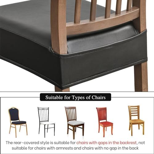 NILUOH Waterproof Dining Chair Covers Set of 4
