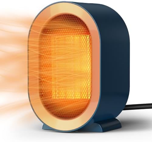 Gallypek 1200W Portable Electric Space Heater with Two Speed and Safety Features