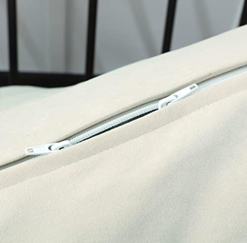 OctoRose Full Size Futon Cover with 3 Side Zipper