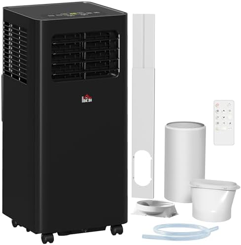 HOMCOM 8000 BTU Portable Air Conditioner with Dehumidifier and Fan