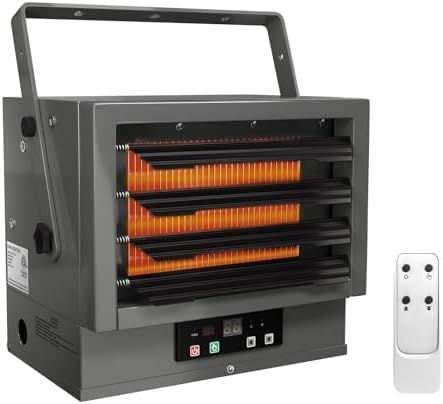 Electric Garage Heater with Remote 7500W Ceiling Mount
