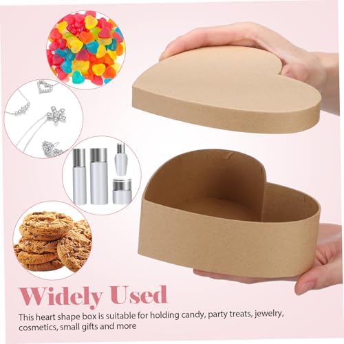 TOVINANNA Heart Shaped DIY Paper Box for Party Favors