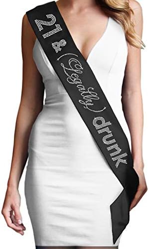 Rhinestone Sash 21st Birthday Party Supplies