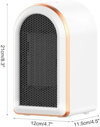 1200W Portable Desk Space Heater with Tip-over Protection 1