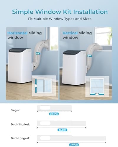 EUHOMY 14000 BTU Portable AC for 700 Sq Ft Room