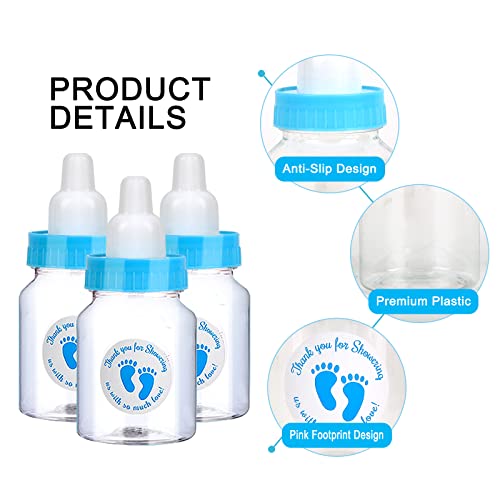 72 Mini Baby Shower Milk Bottles Party Favors
