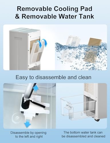 AIRTHRYL Portable Air Conditioner with 2 Gallon Tank and 5 Modes