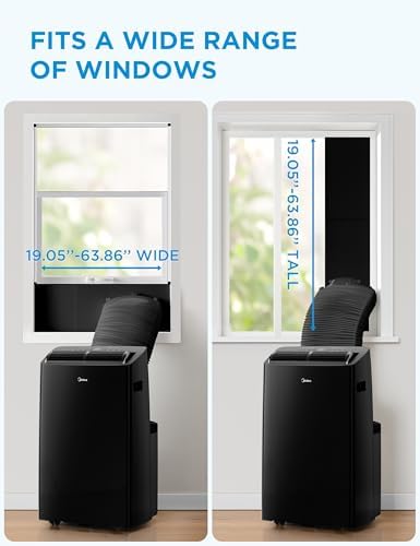 Midea MAP14HS1TBL-A Portable AC 14000 BTU with Heat
