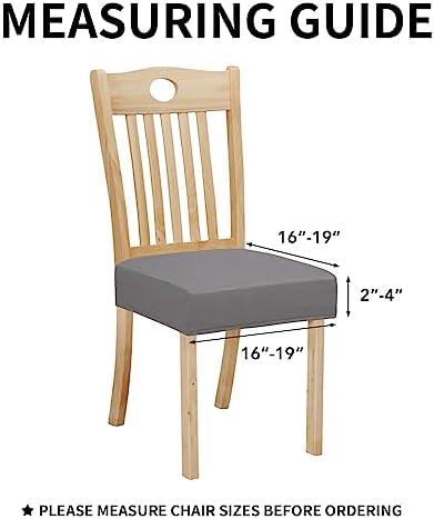 Easy-Going 100 Waterproof Dining Chair Covers Set of 4