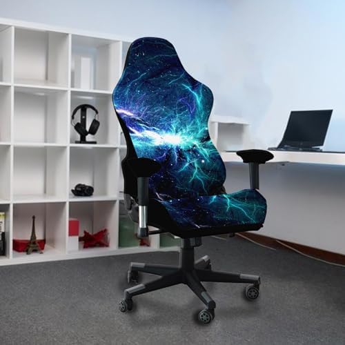 Gaming Chair Slipcovers Stretchable Elastic Seat and Armrest Covers