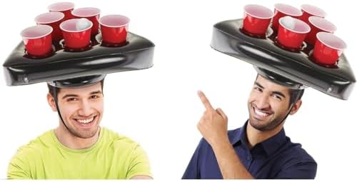 Kovot 2 Player Pong Hat Set with 12 Cups and 2 Balls