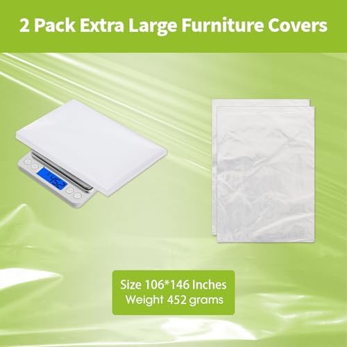 2 Pack Extra Large Furniture Covers for Couch and Bed