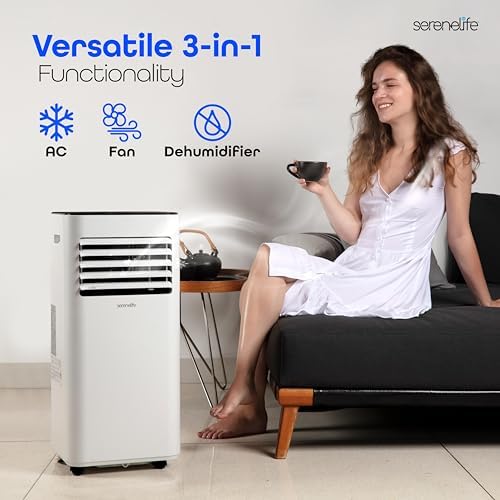 SereneLife SLPAC180W Portable Air Conditioner 3-in-1