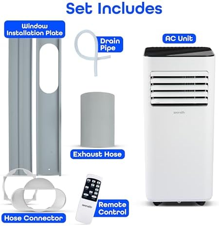 SereneLife SLPAC180W Portable Air Conditioner 3-in-1