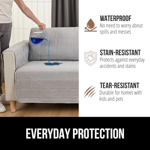 GORILLA GRIP 70 Sofa Protector Cover Waterproof Slip Resistant
