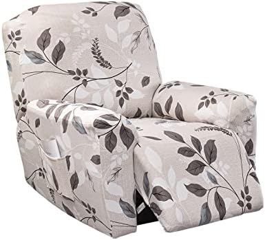 CRFATOP 4-Piece Recliner Slipcover with Pockets