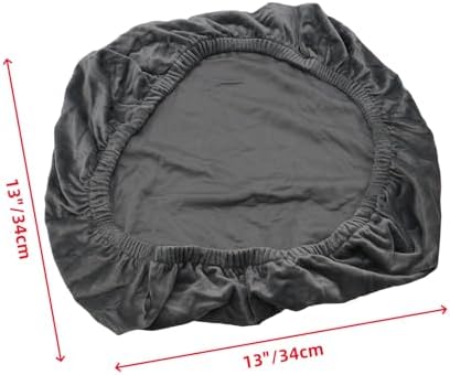 Oedema Velvet Seat Cover for Square Chairs Grey