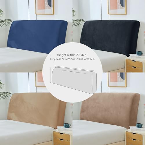 Stretch Headboard Slipcover - Elastic Bed Protector for Full Coverage Protection