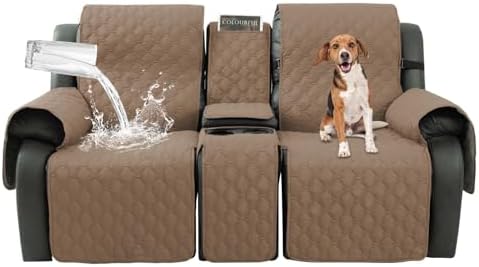 Taque Waterproof Loveseat Recliner Cover with Center Console
