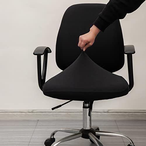 Melaluxe Computer Office Chair Covers Black 1