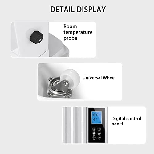 GiNO 2200W Silent Electric Heater for Home