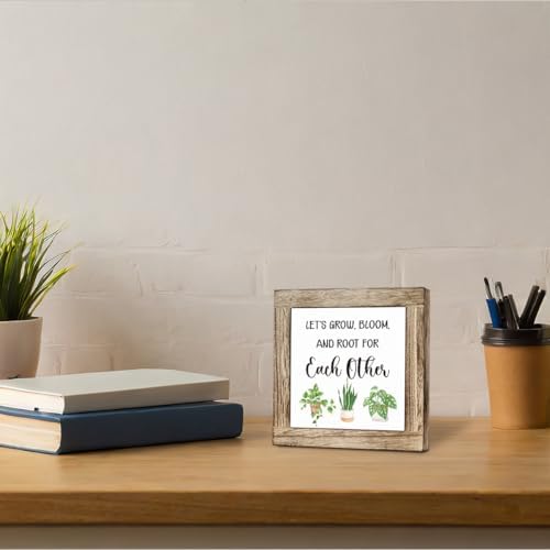 Plant Decor Lets Grow Boom and Root Sign