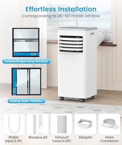 Electactic Portable Air Conditioner 10000 BTU 3-in-1 Modes