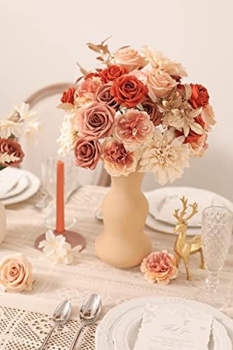 YYHUAWU Gradient Artificial Flower Combo for DIY Decor