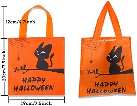 CCINEE 24pcs Non-Woven Halloween Treat Bags with Handles