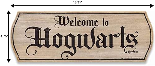 Harry Potter Welcome to Hogwarts Wood Wall Decor Banner Sign