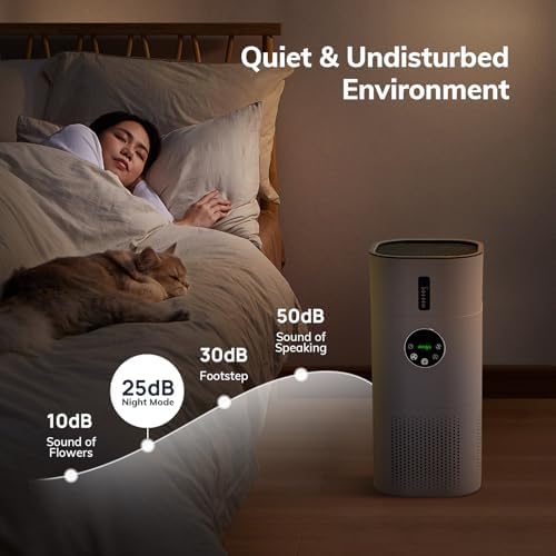 Air Humidifier Purifier 2-in-1 Ultra Quiet for Home Bedroom Office