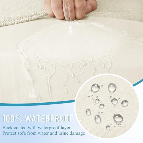 Waterproof Sectional Couch Cushion Covers 11 Pieces for Dogs and Pets