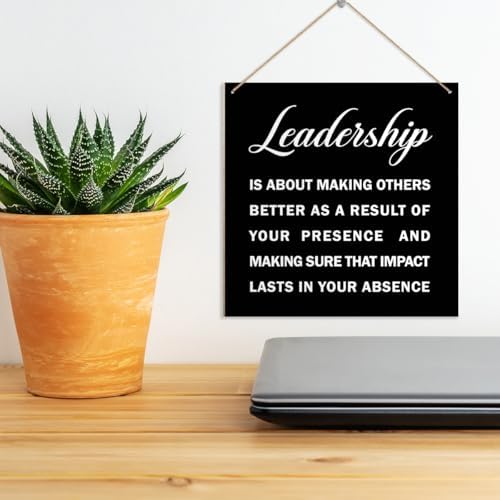 Inspirational Office Decor Sign for Work and Home
