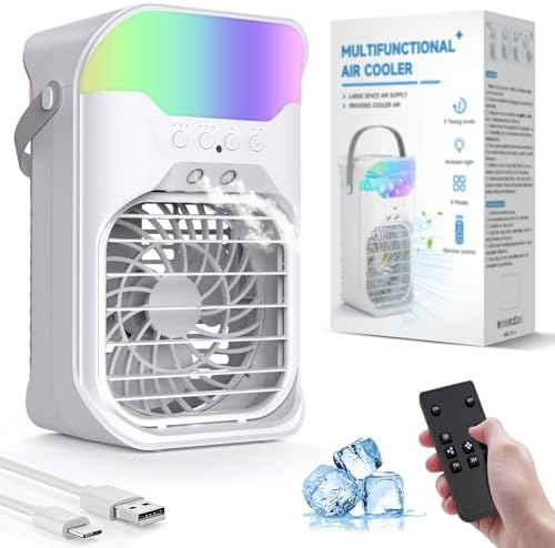 Portable Air Conditioner with 4 Speeds and 2 Cool Mists 1