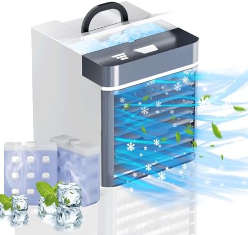 Portable Air Conditioner Fan with 2 Ice Packs 1